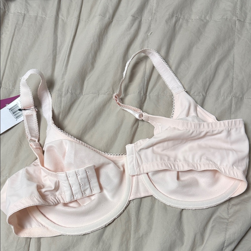 Olga Lace Detail Bra - Soft Pink - Picture 2 of 3